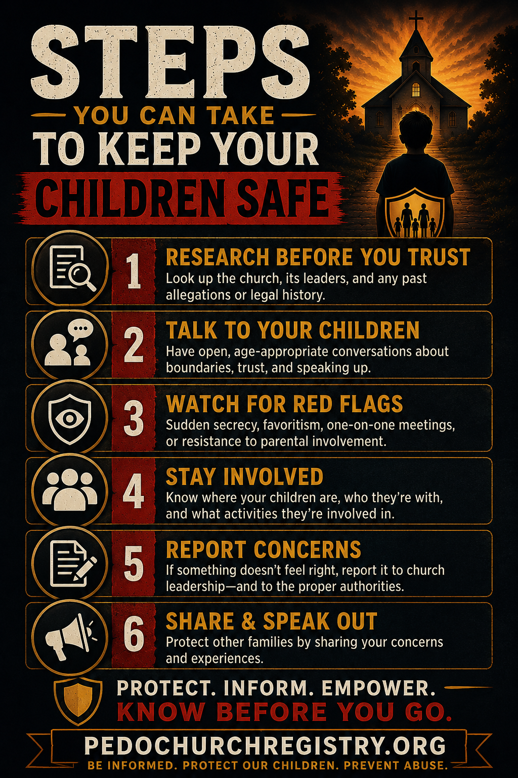 Steps to Keep Safe